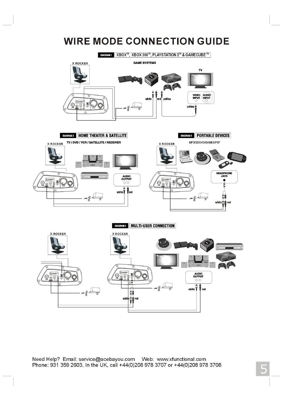 X Rockers 51353 User Manual | Page 5 / 8