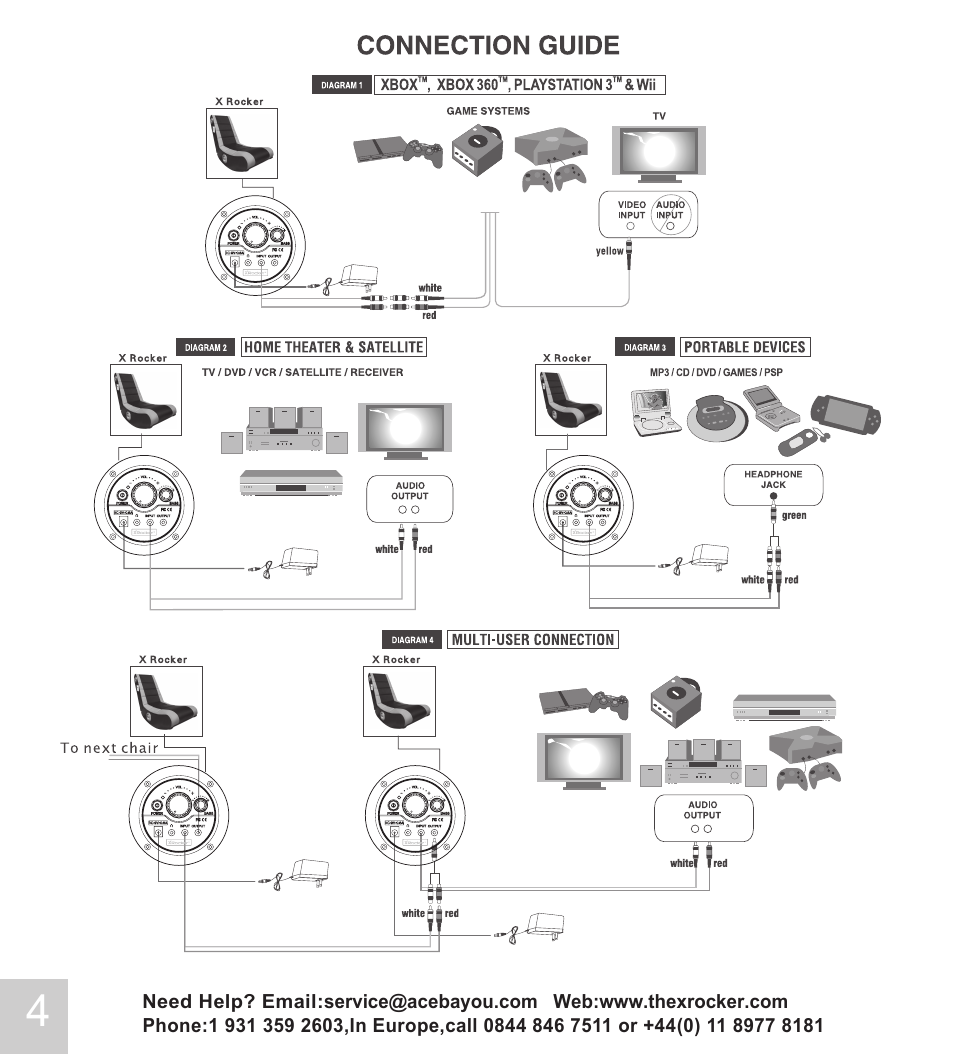 X Rockers 43111 User Manual | Page 4 / 8