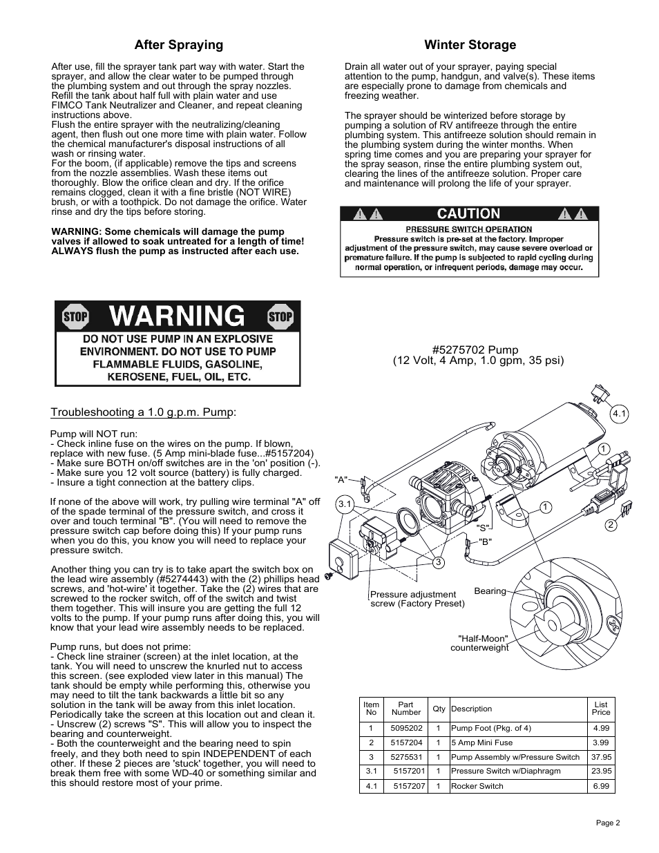 Sheet2, Drawing view11, Winter storage | After spraying | Ag Spray Equipment AG15COOP User Manual | Page 2 / 3