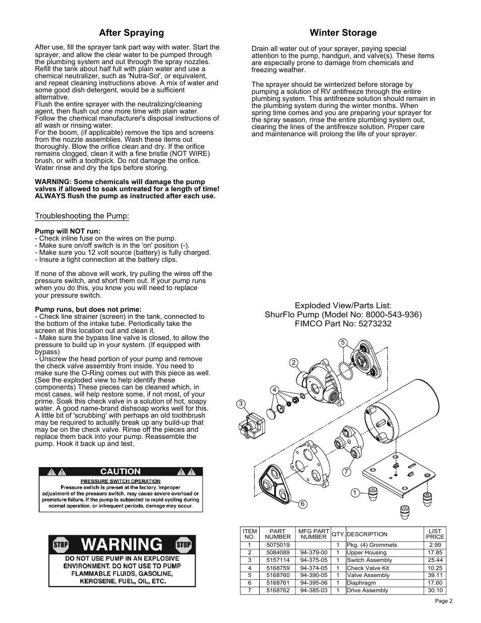 Sheet2, Drawing view10, After spraying | Winter storage | Ag Spray Equipment AG25TH User Manual | Page 2 / 3
