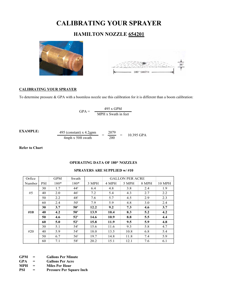 Calibrating your sprayer | Ag Spray Equipment TR300E User Manual | Page 3 / 8
