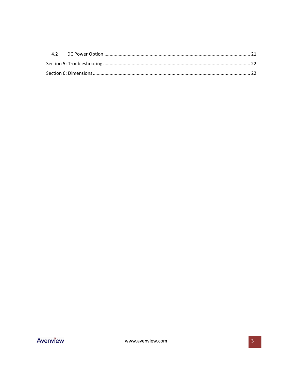 Avenview Rackmount Keyboard Drawer RSUN-N17 User Manual | Page 3 / 23