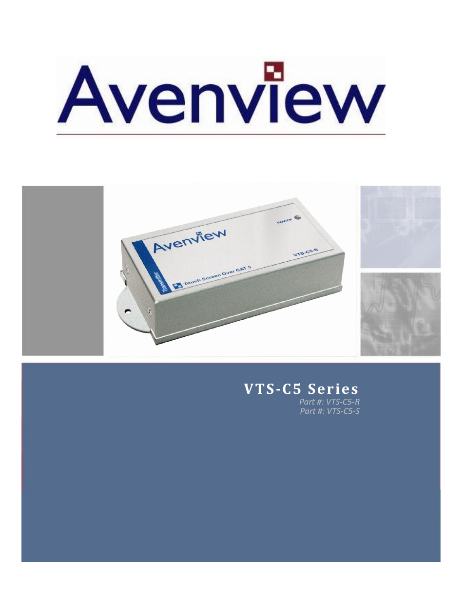 Avenview VTS-C5-R User Manual | 6 pages