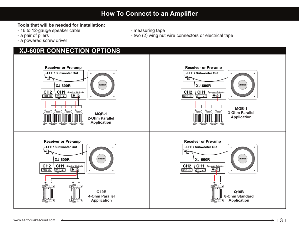 EarthQuake MQB-1 MiniQuake User Manual | Page 3 / 12