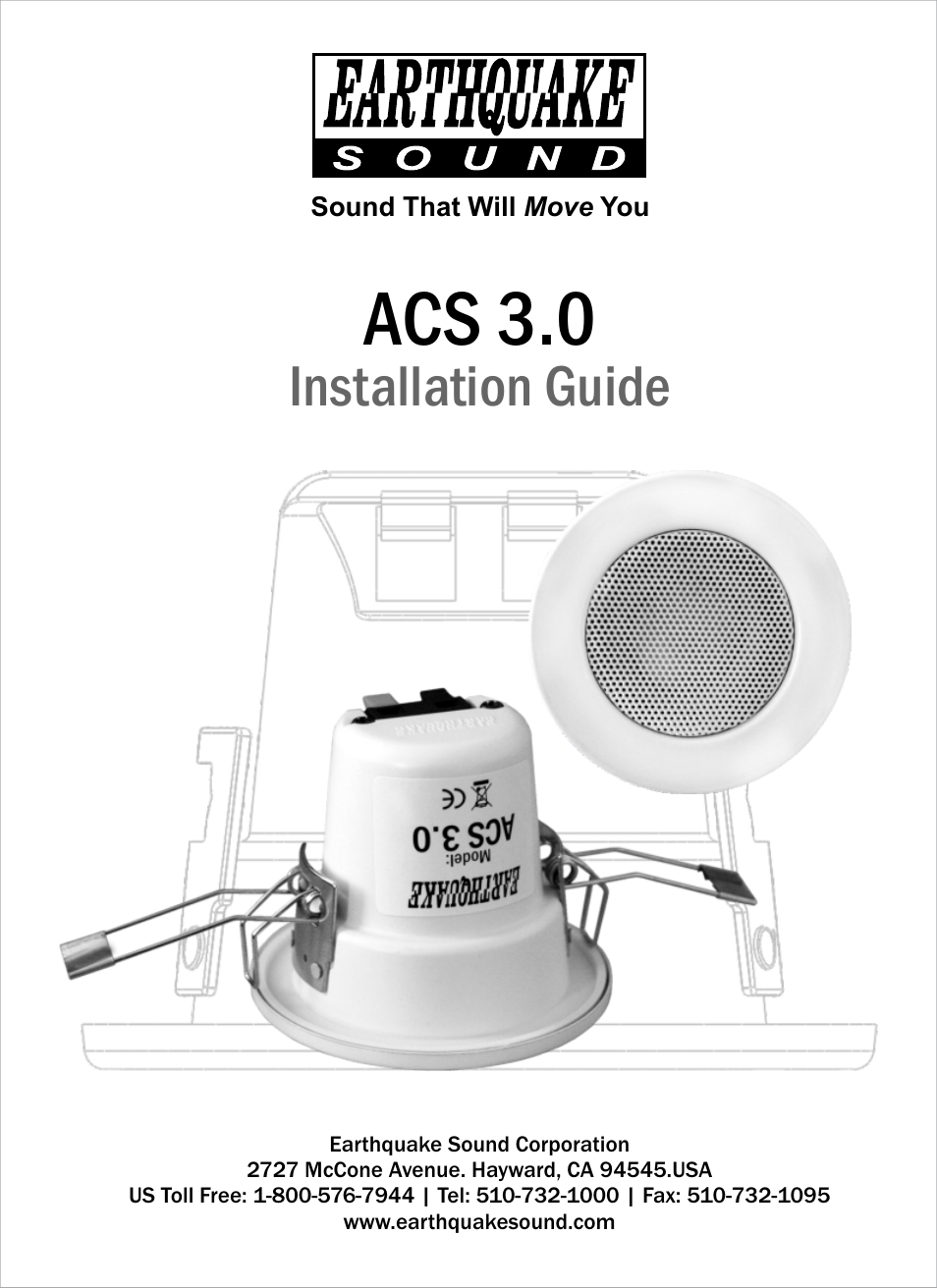 EarthQuake ACS3.0 User Manual | 4 pages