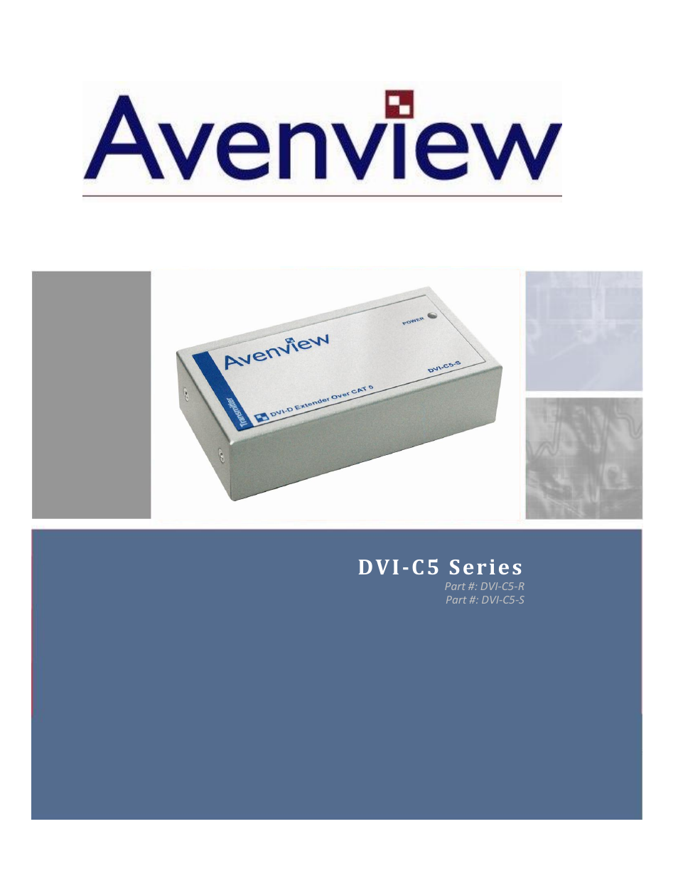 Avenview DVI-C5-S User Manual | 6 pages