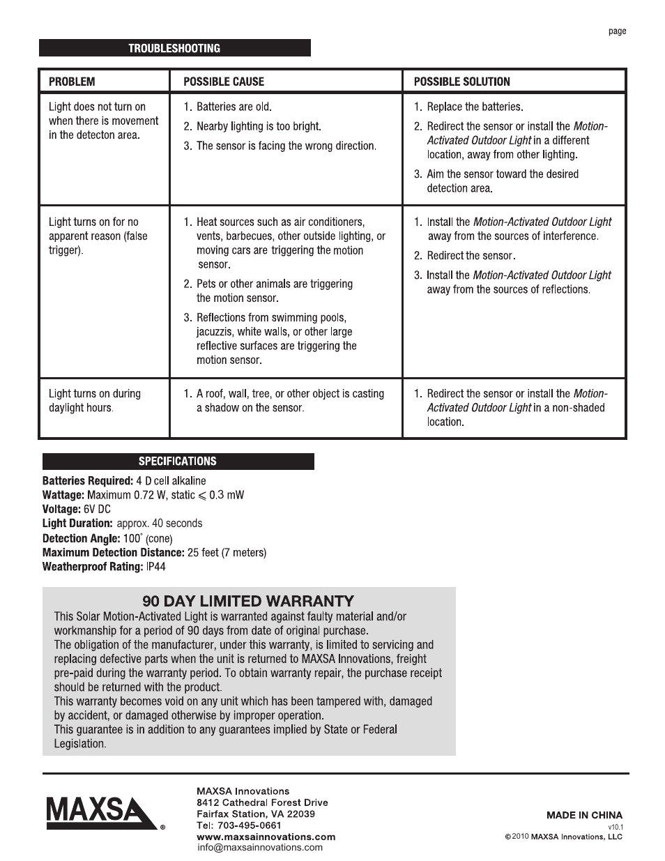 Anywhere light manual pg 3, 3approx. 40 seconds | Maxsa Innovations Anywhere Light User Manual | Page 3 / 3