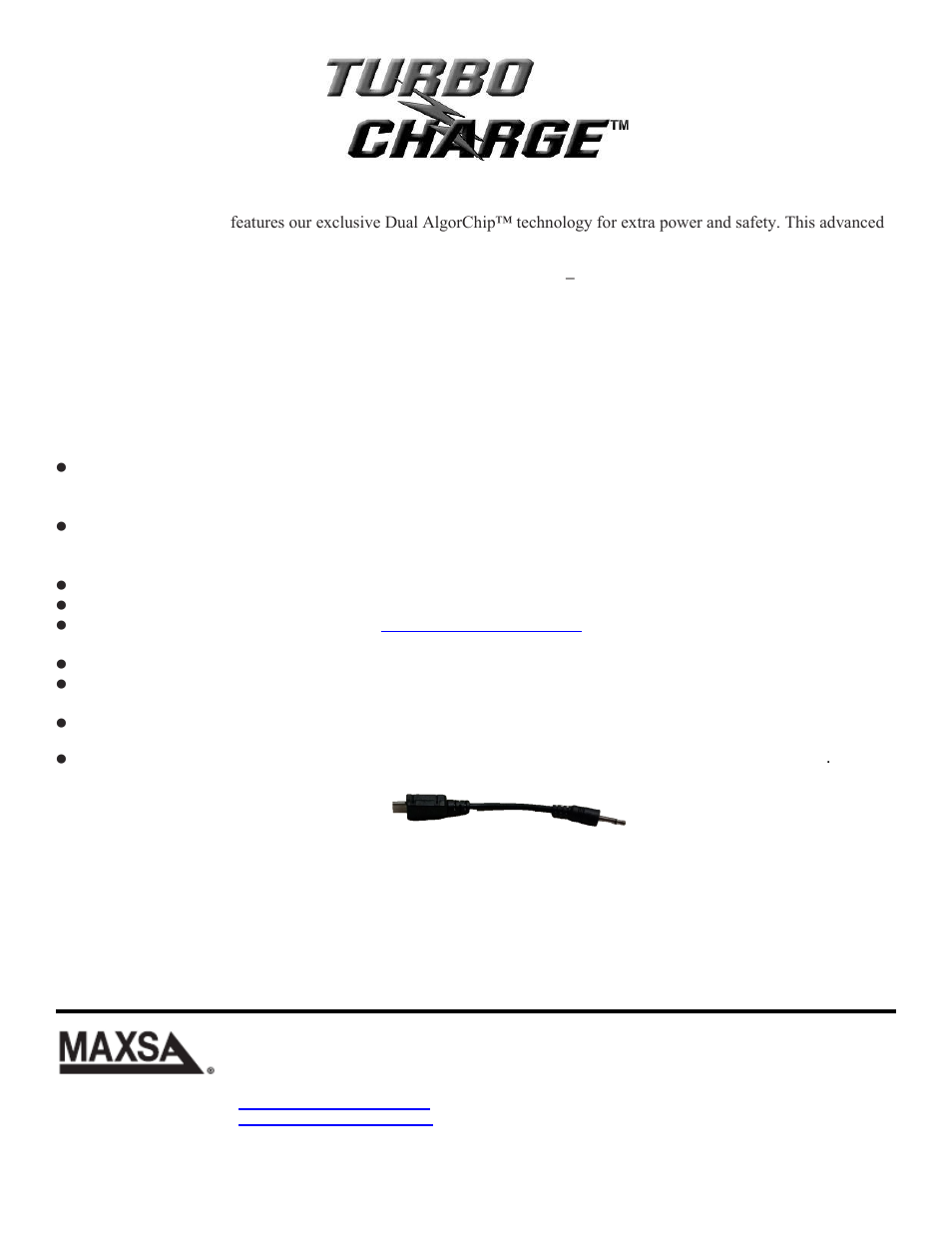 Maxsa Innovations TurboCharge USB User Manual | 1 page