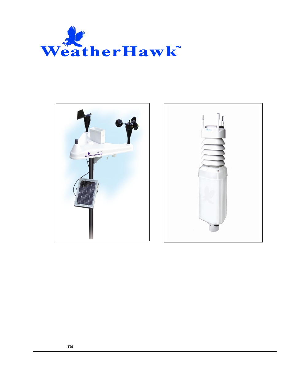 WeatherHawk 240 Signature Wireless Weather Station User Manual | 24 pages