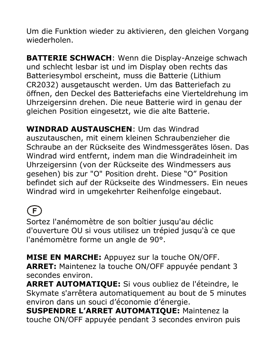 WeatherHawk SM-18 Skymate Wind Meter w/Temp & Wind Chill User Manual | Page 6 / 16