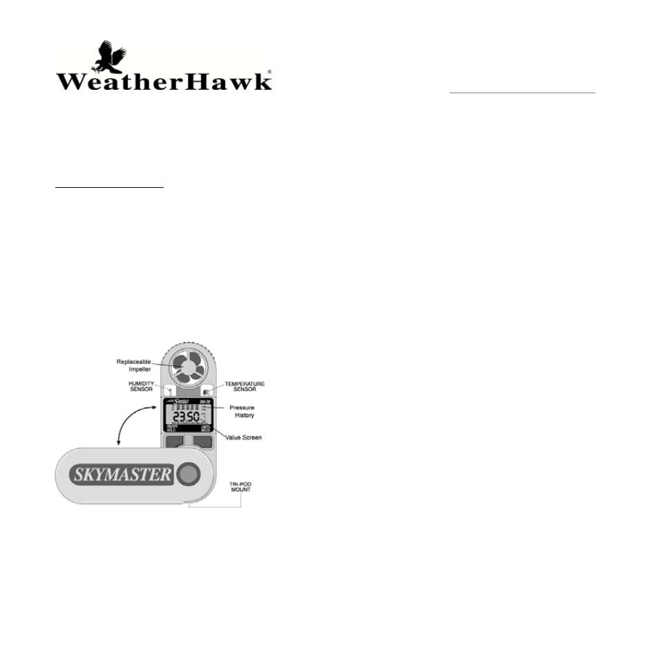 Skymaster manual french revised, Pour commencer | WeatherHawk SM-28 Skymaster Wind/Weather Meter User Manual | Page 14 / 32