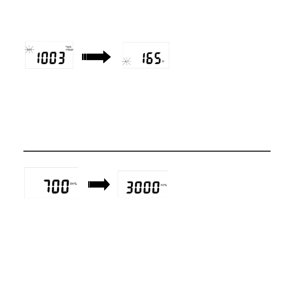 Altitudine, Umidità | WeatherHawk SM-28 Skymaster Wind/Weather Meter User Manual | Page 30 / 32