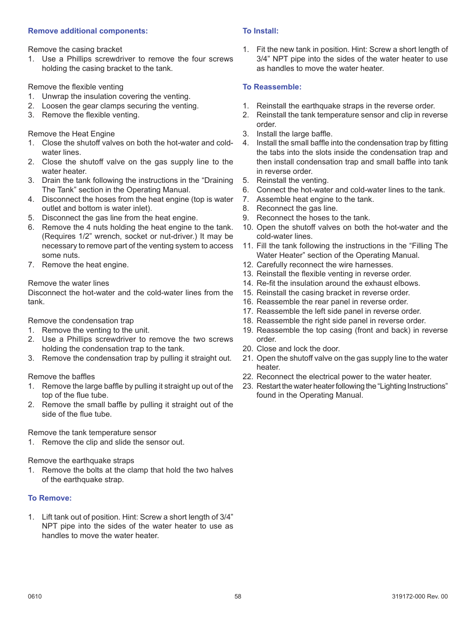 State GPH-90N User Manual | Page 58 / 63