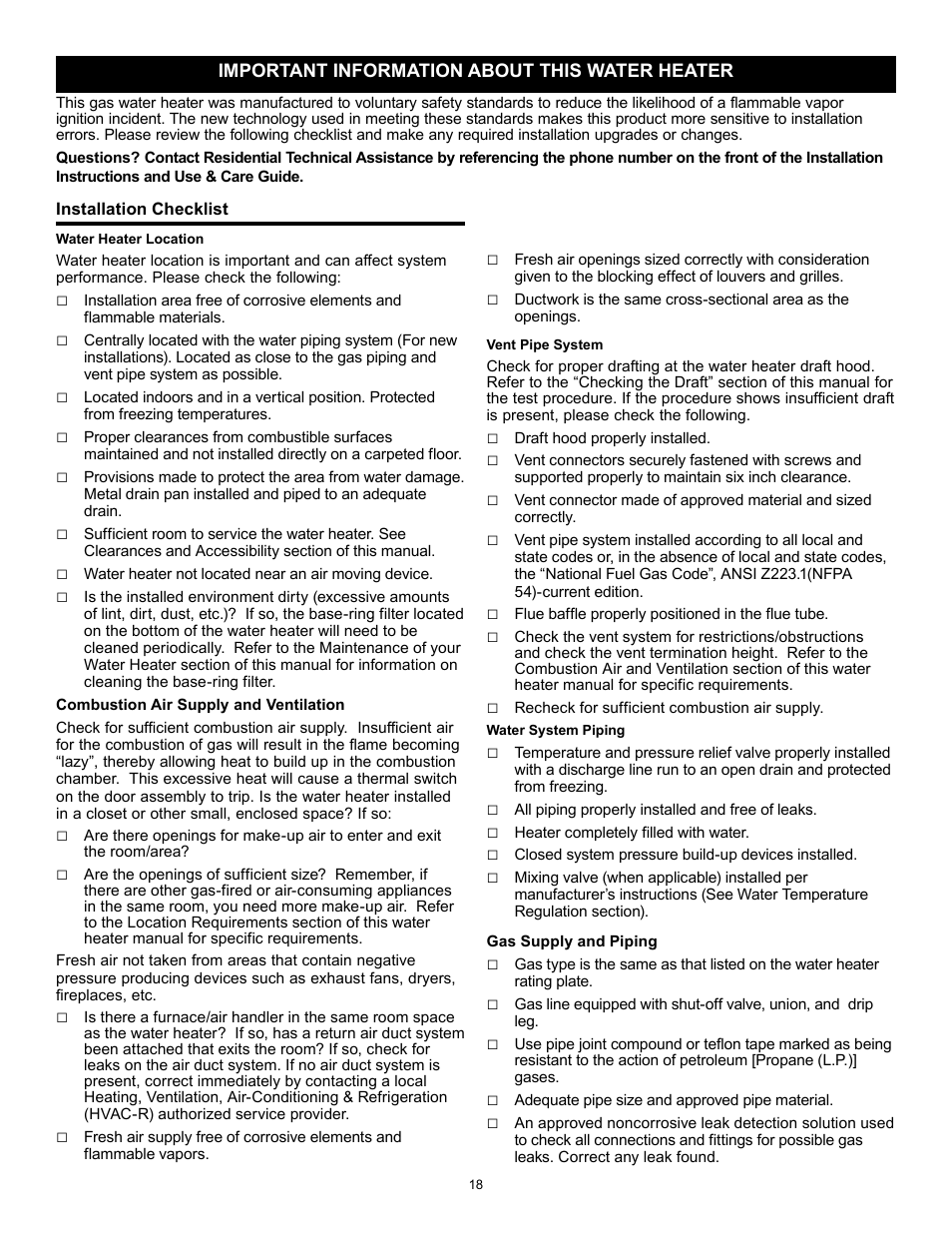 State GS6 40 YBFS User Manual | Page 18 / 40