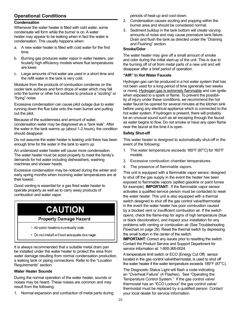 State GS6 40 YBFS User Manual | Page 23 / 40