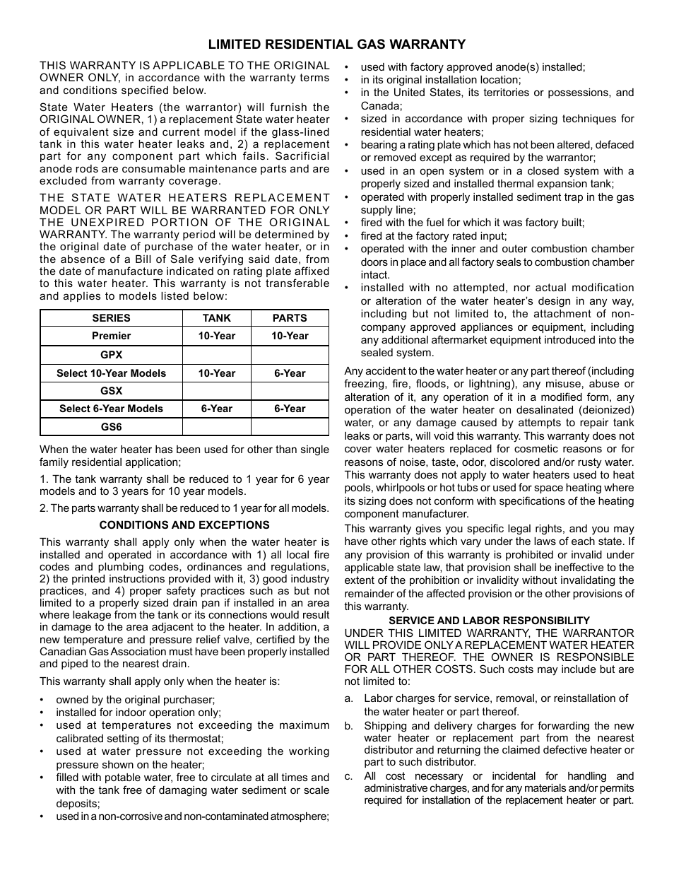 State Series 301 User Manual | Page 38 / 40