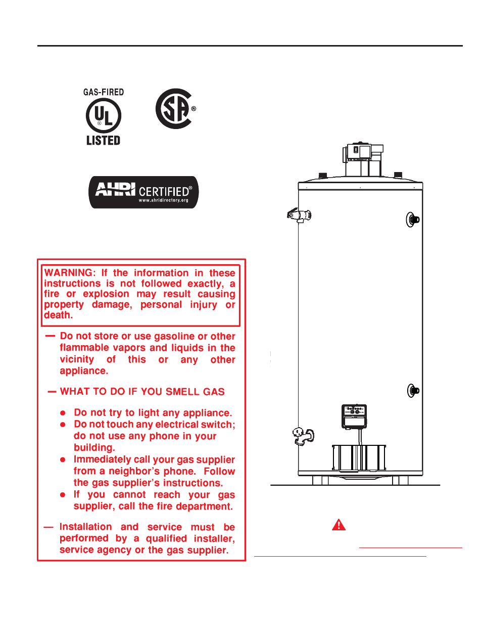 State GS6 75 URRBS User Manual | 24 pages