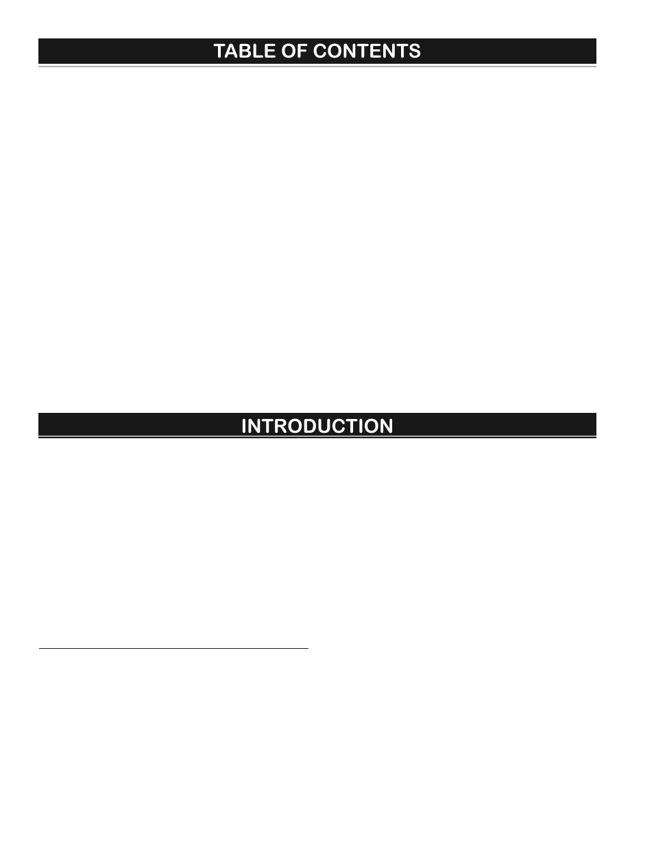 Introduction table of contents | State GS6 75 URRBS User Manual | Page 4 / 32