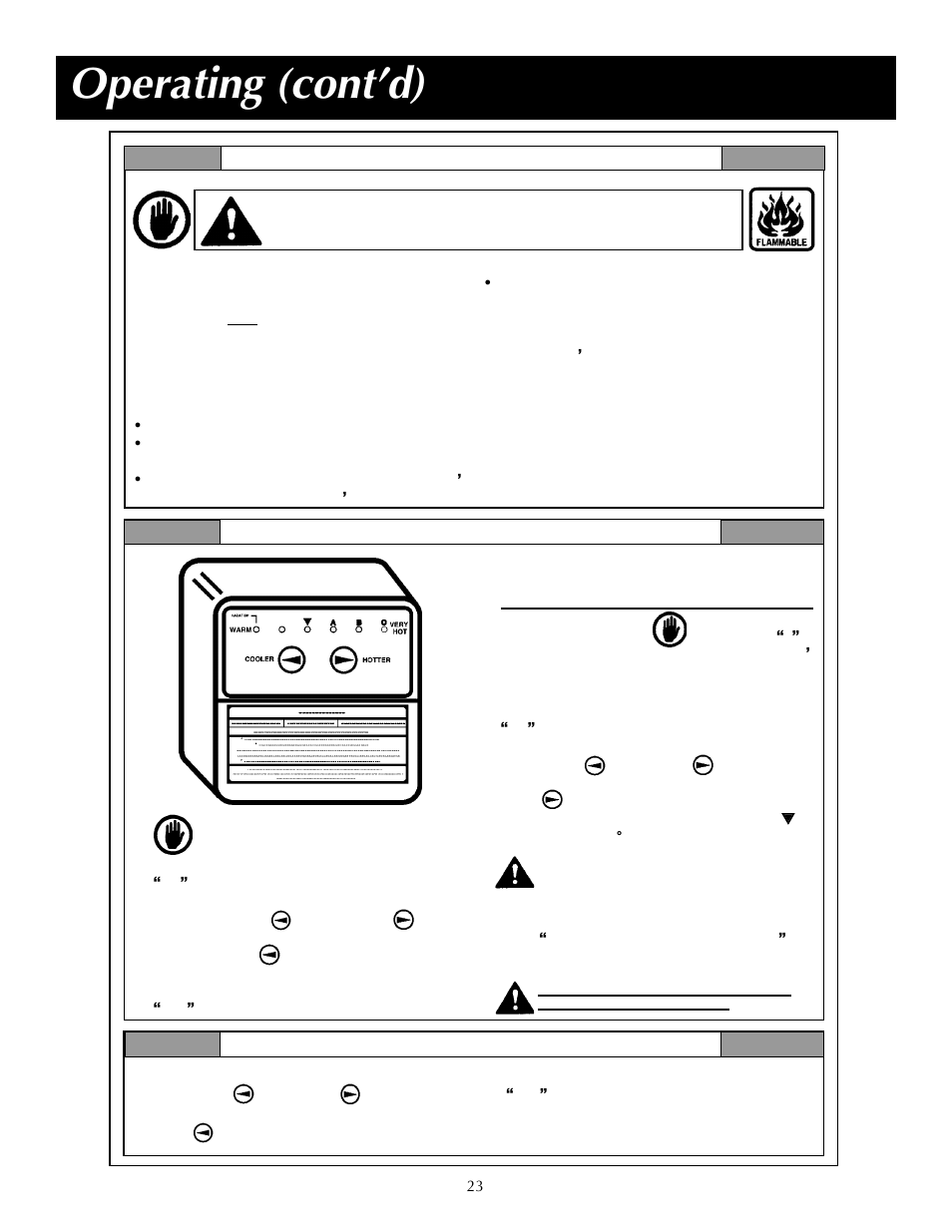 Operating (cont’d) | State PR6 75 XRPDT User Manual | Page 23 / 36