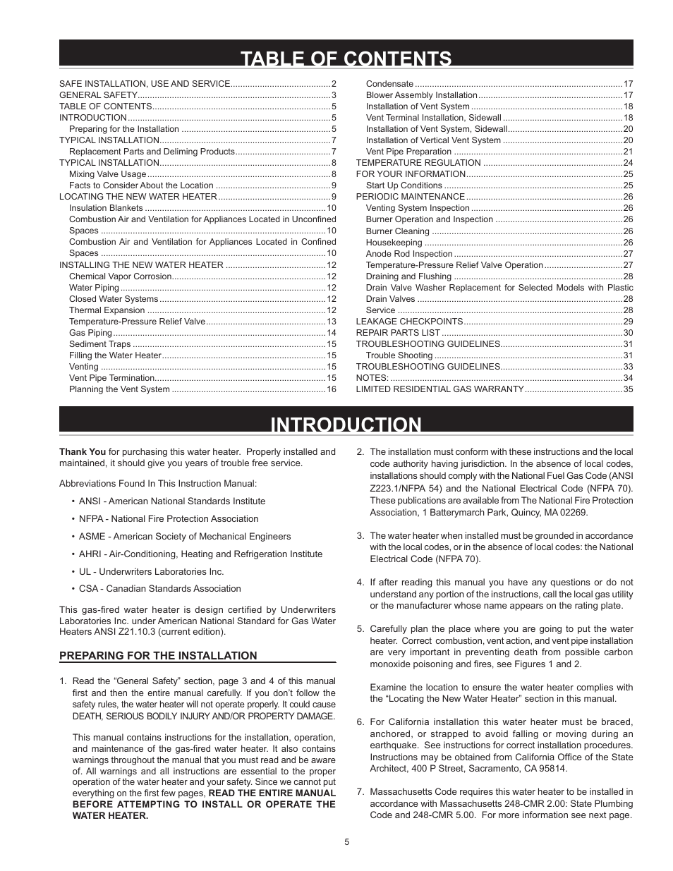 State GS6 75 YRVIT User Manual | Page 5 / 36
