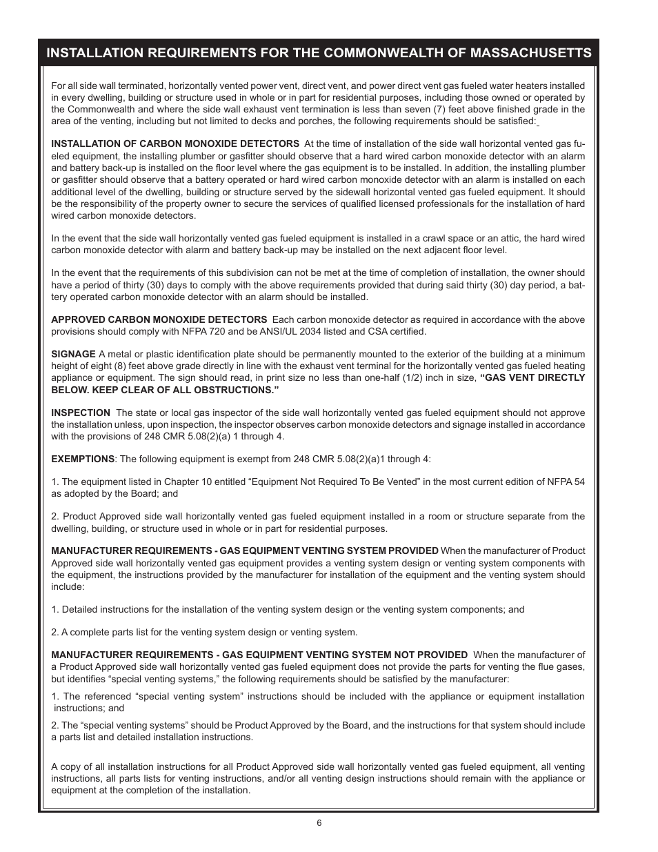 State GS6 75 YRVIT User Manual | Page 6 / 36