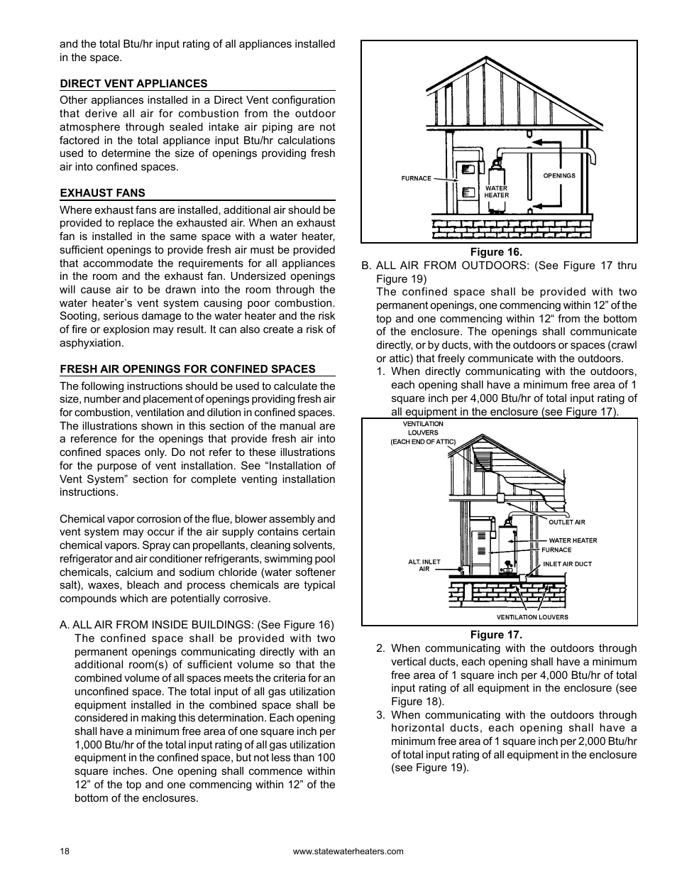State GS6 75 YRVHTL User Manual | Page 18 / 60