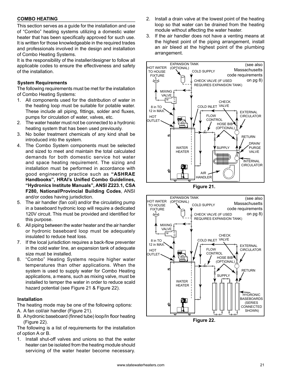 State GS6 75 YRVHTL User Manual | Page 21 / 60