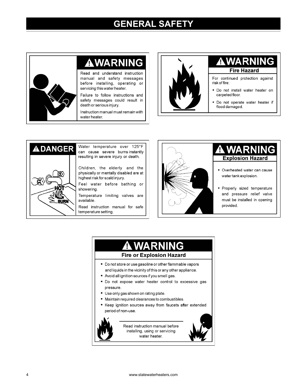 General safety | State GS6 75 YRVHTL User Manual | Page 4 / 60