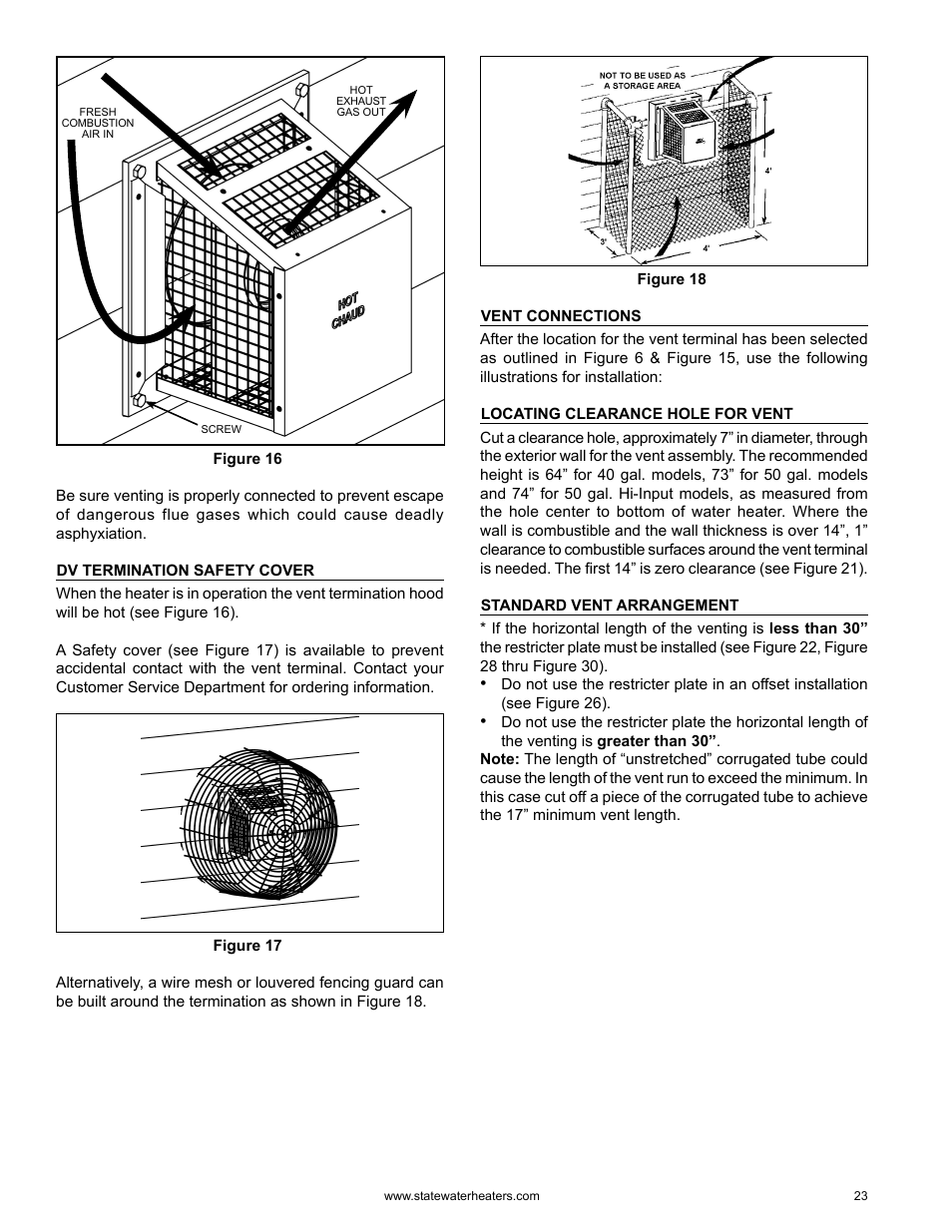 State GS6 75 YRDS L User Manual | Page 23 / 48