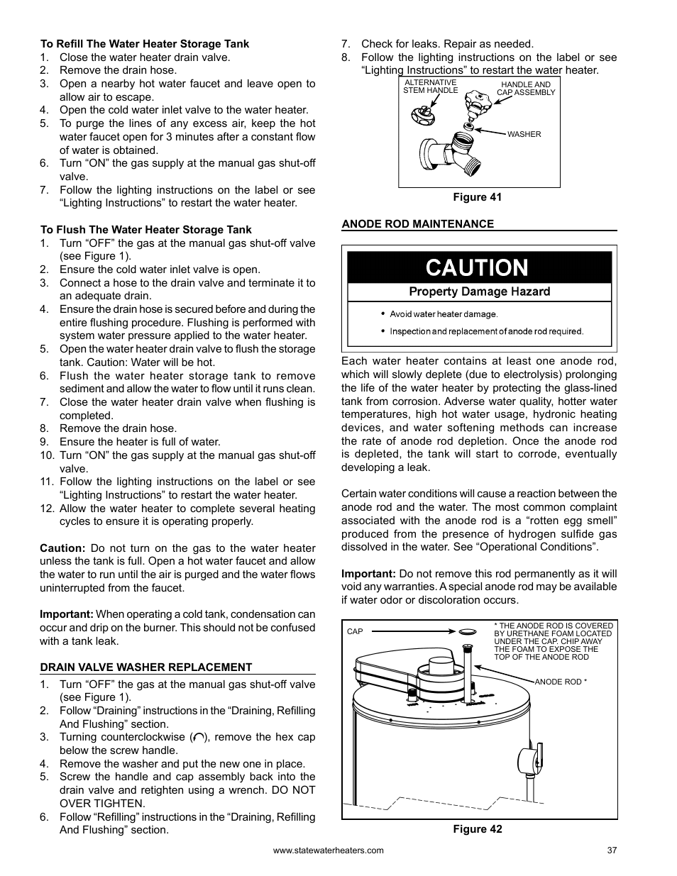 State GS6 75 YRDS L User Manual | Page 37 / 48