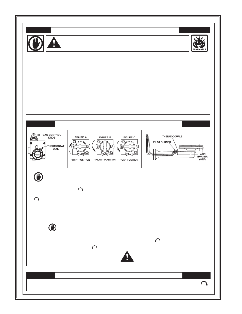 For your safety read before lighting, Lighting instructions to turn off gas to appliance, Warning | State GS6 75 XRRS User Manual | Page 16 / 24
