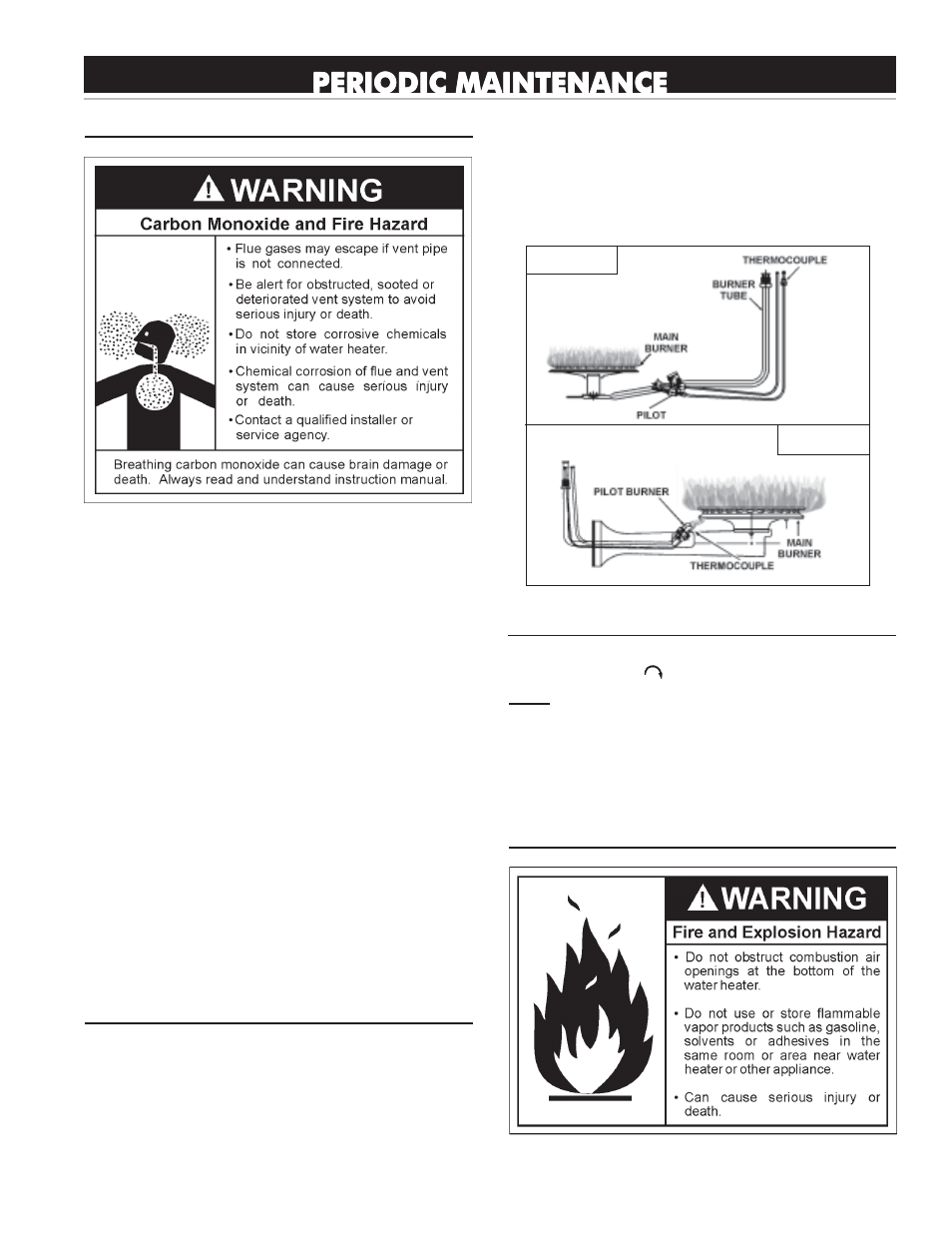 Periodic maintenance | State GS6 75 XRRS User Manual | Page 19 / 24