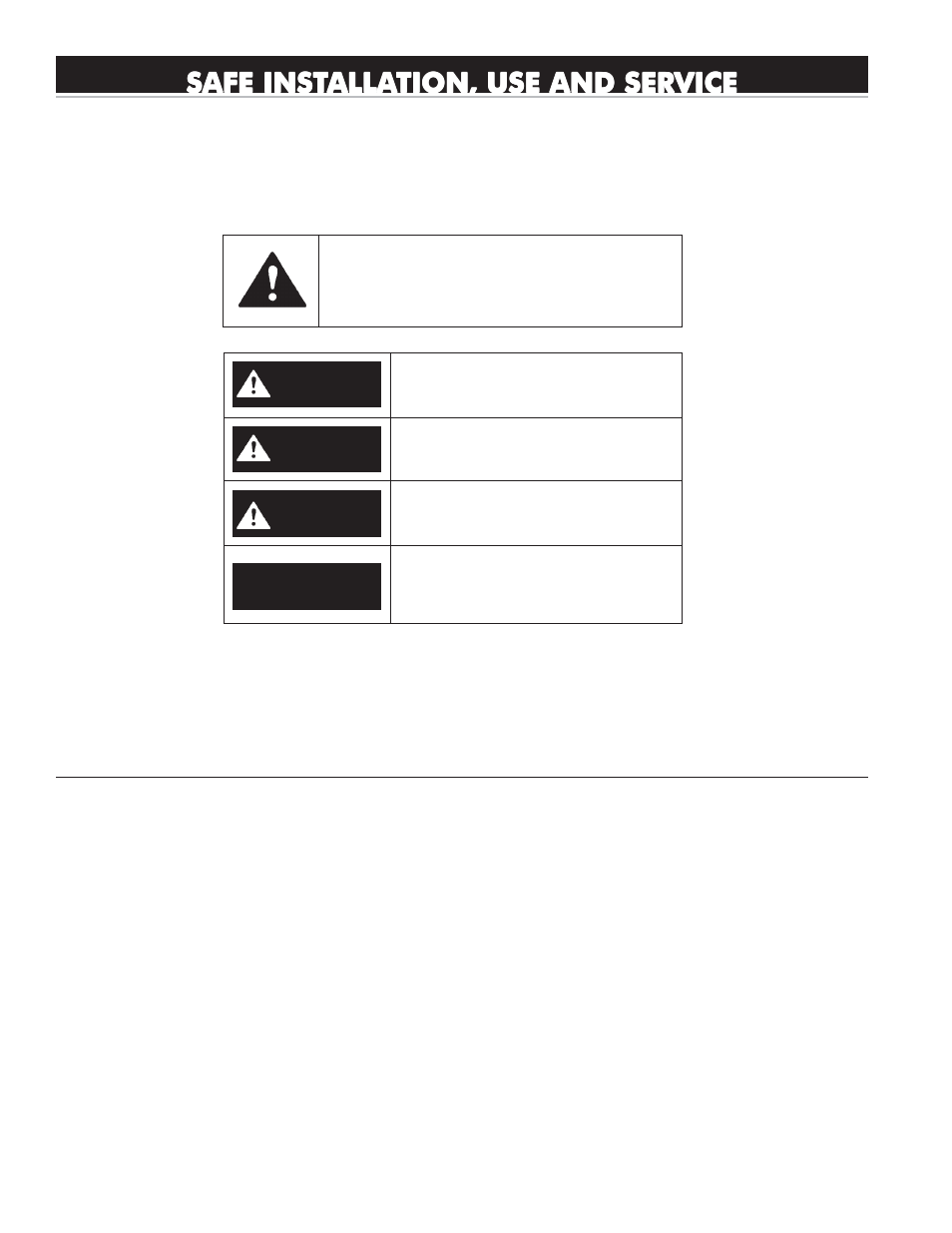 Safe inst | State GS6 75 XRRS User Manual | Page 2 / 24