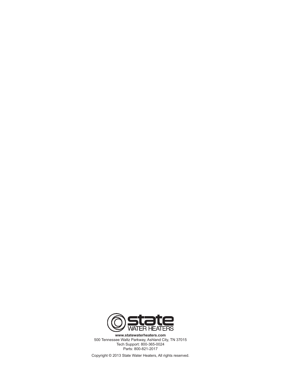 State GP6 50 HTPDT User Manual | Page 56 / 56