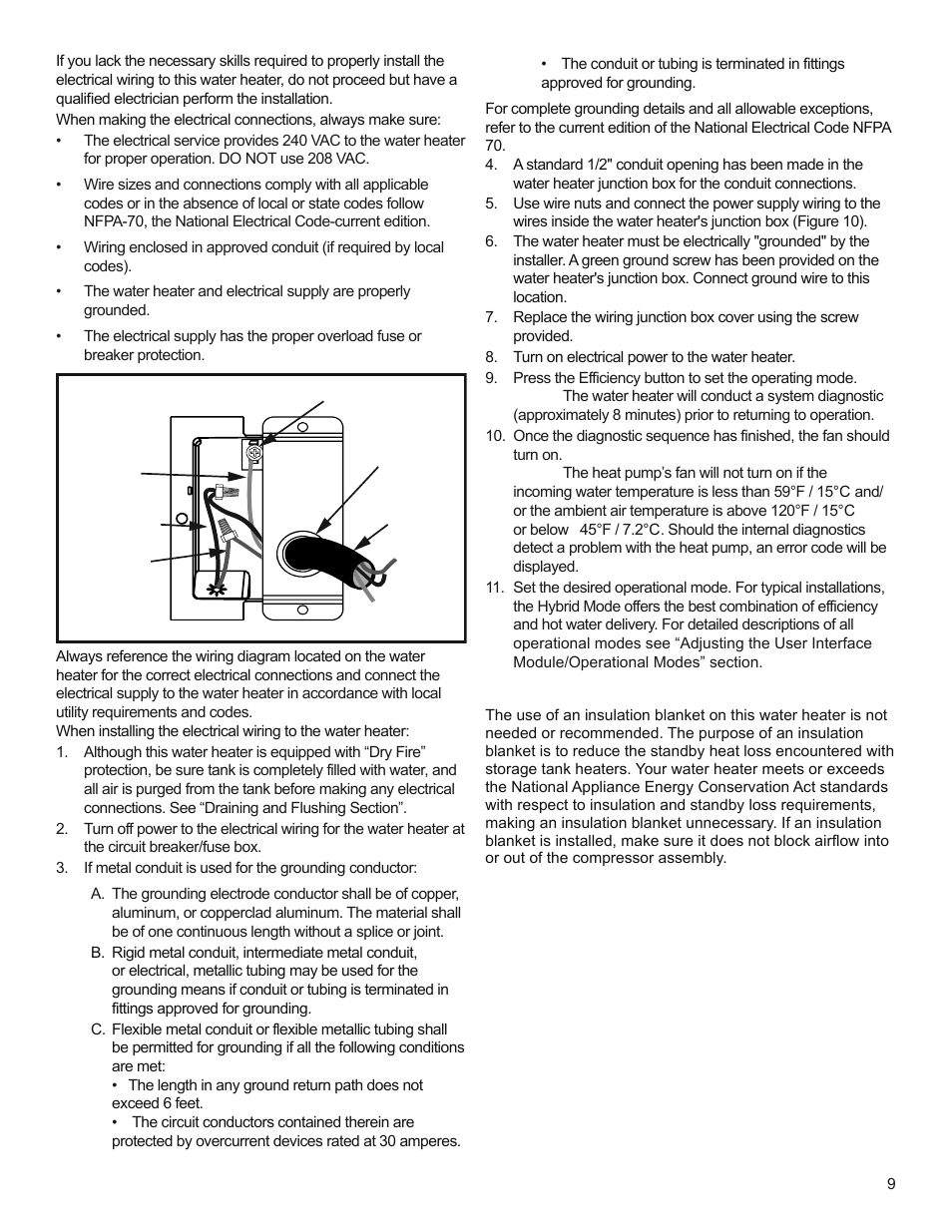 Insulation blankets | State SPX 50 DHPT User Manual | Page 9 / 20