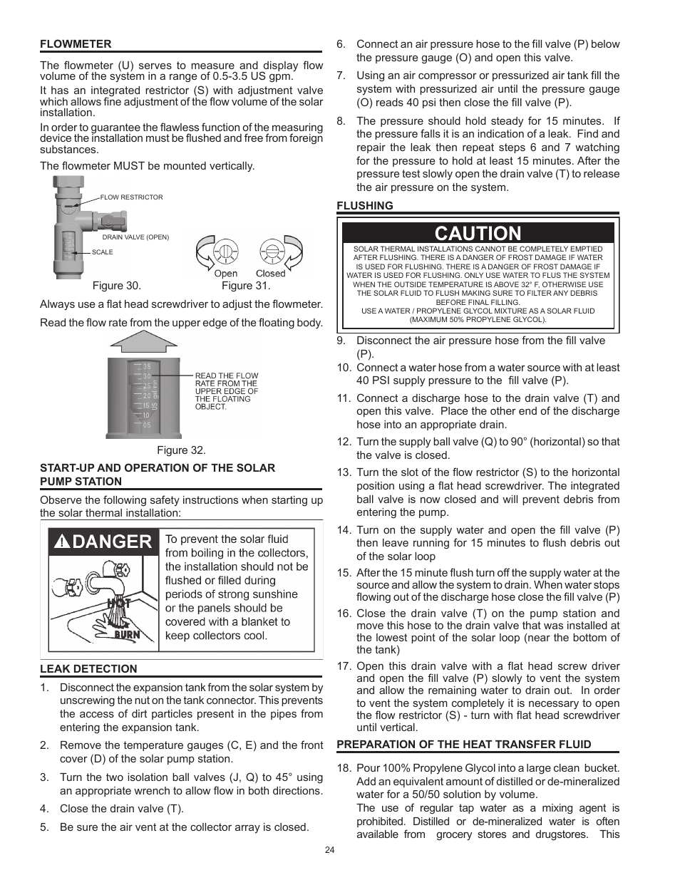 Caution | State Standard Systems User Manual | Page 24 / 40