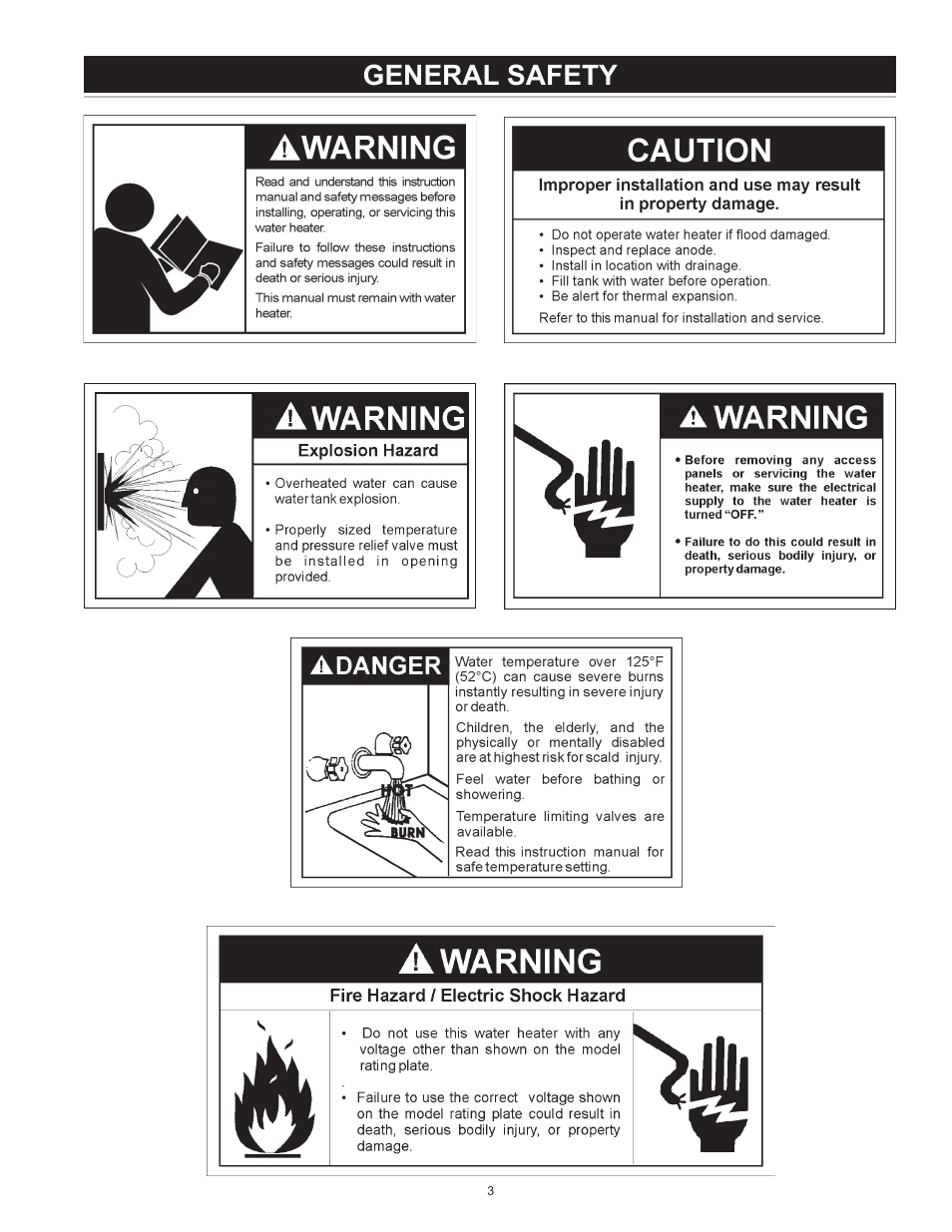 General safety | State Standard Systems User Manual | Page 3 / 40