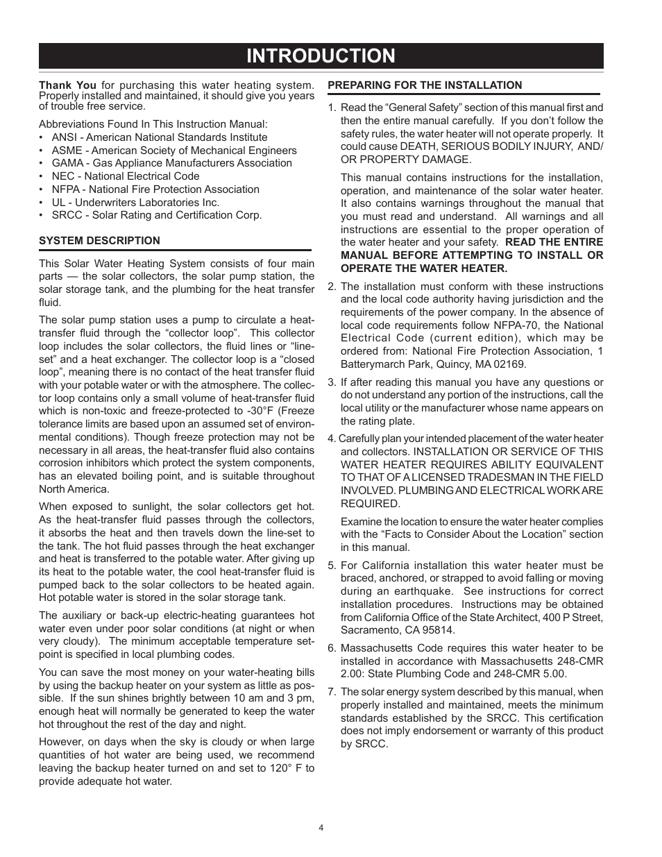 Introduction | State Standard Systems User Manual | Page 4 / 40