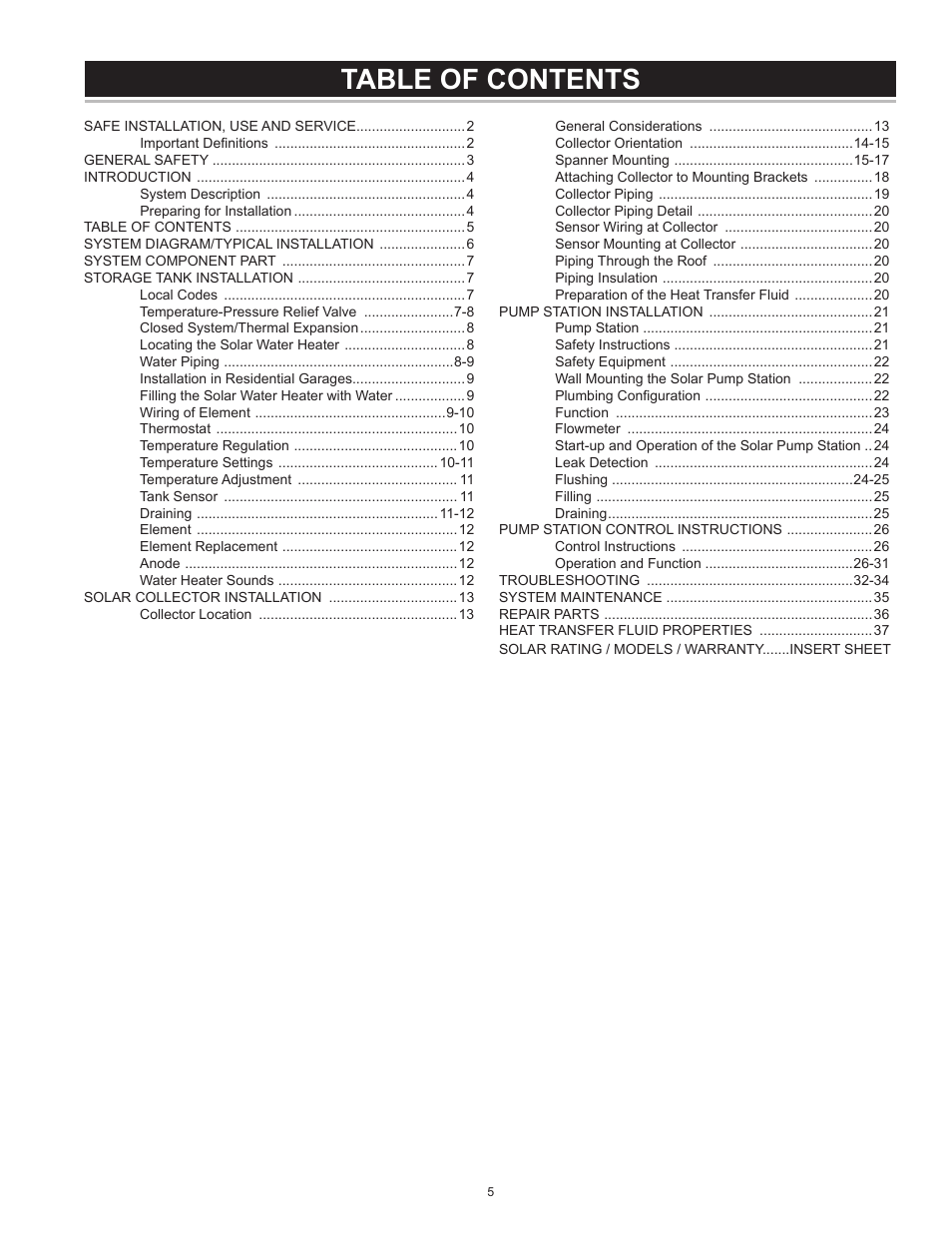 State Standard Systems User Manual | Page 5 / 40