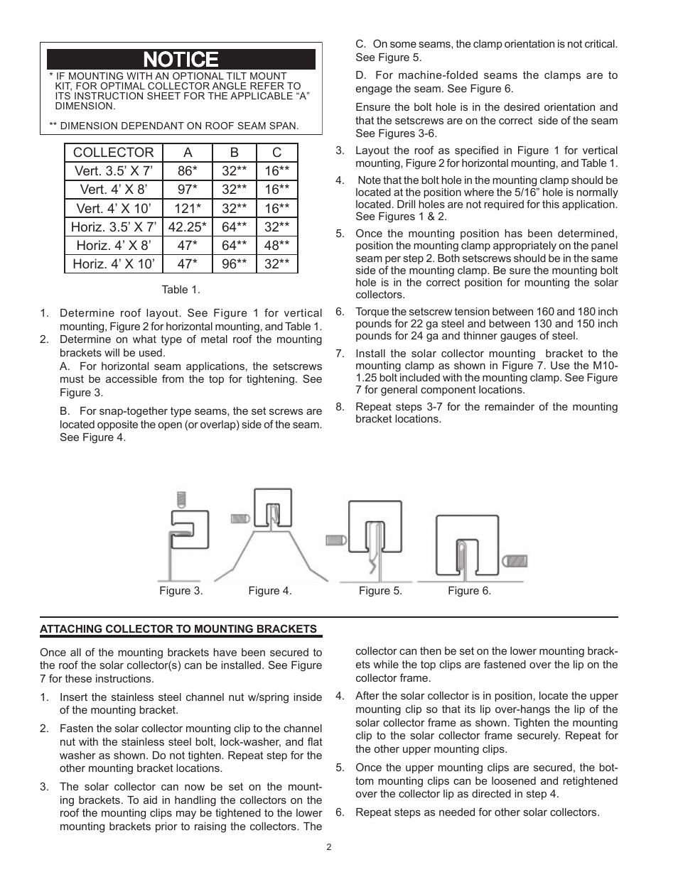 Notice | State Seamed Metal Roof User Manual | Page 2 / 3