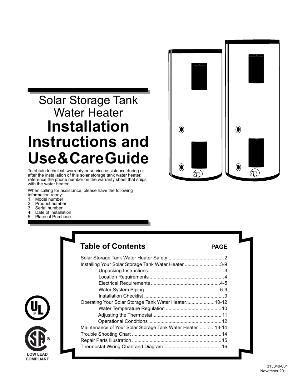 State SBV 65 10TS User Manual | 16 pages