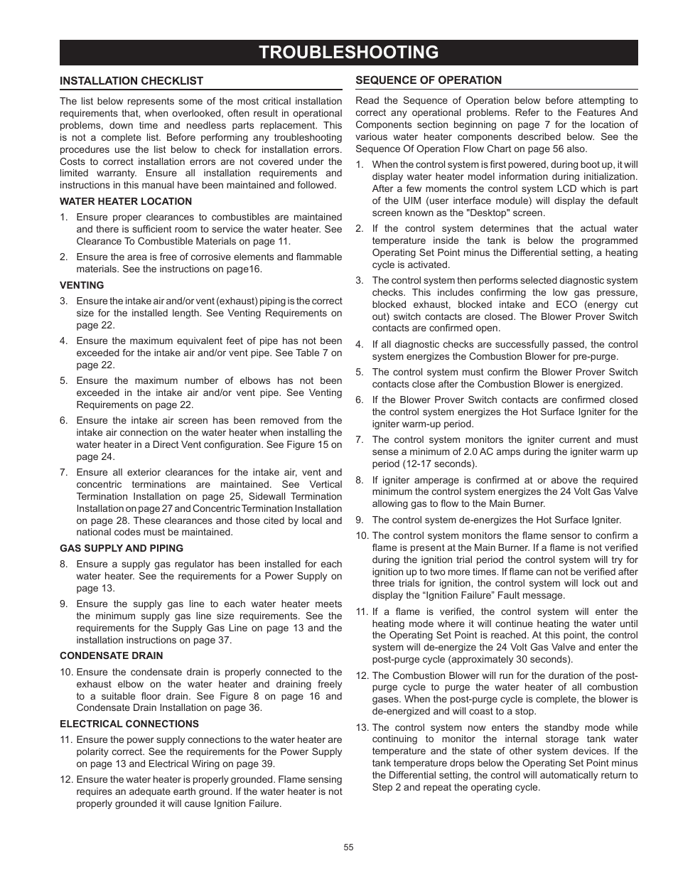 Troubleshooting | State SSX100 User Manual | Page 55 / 72