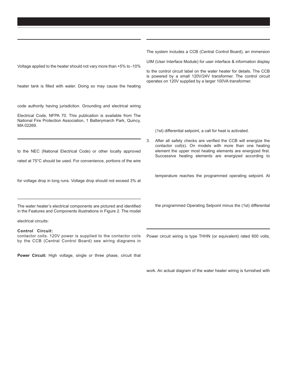 Electrical data | State SSED 5 thru SSED 120 User Manual | Page 10 / 48