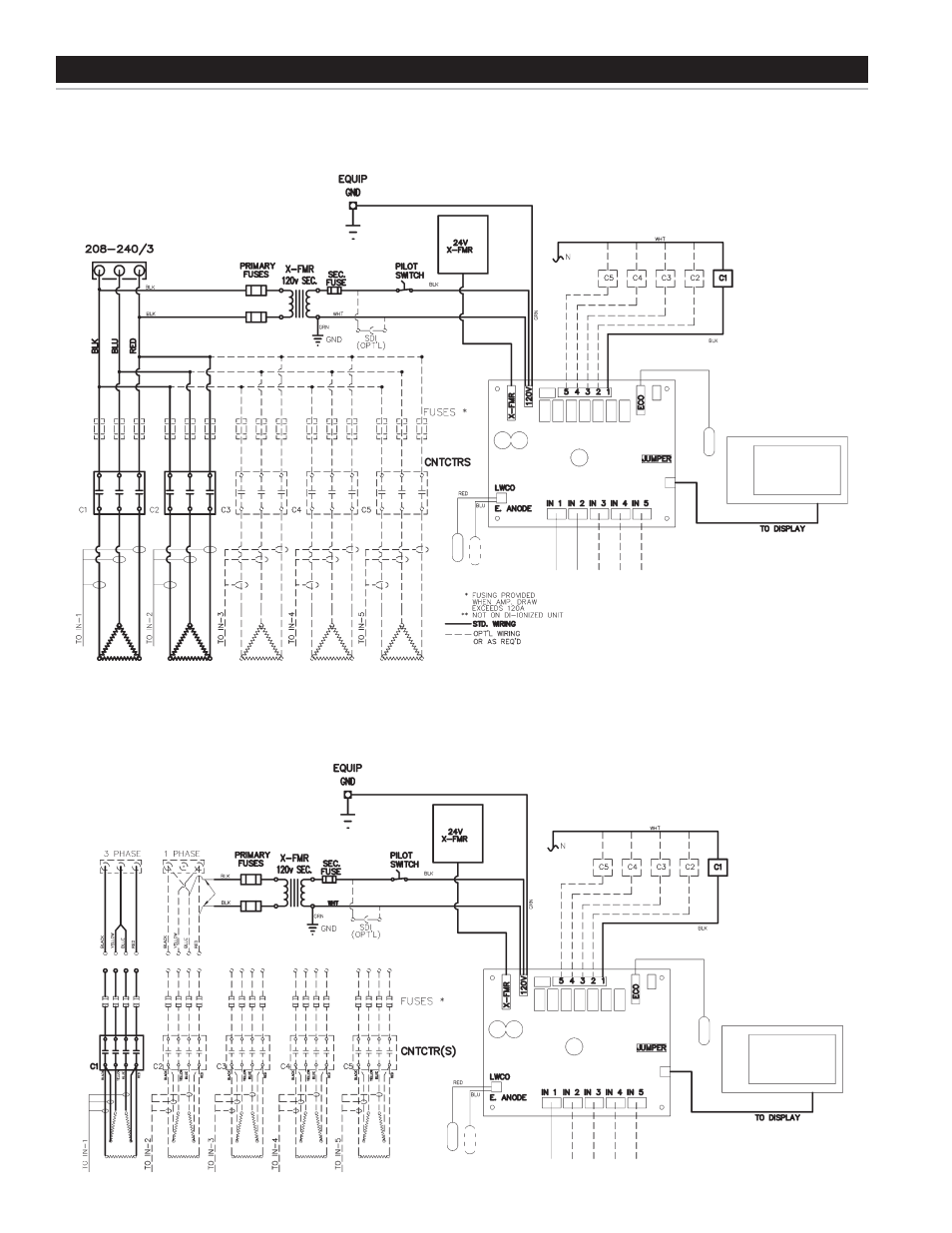 Wiring diagrams | State SSED 5 thru SSED 120 User Manual | Page 12 / 48