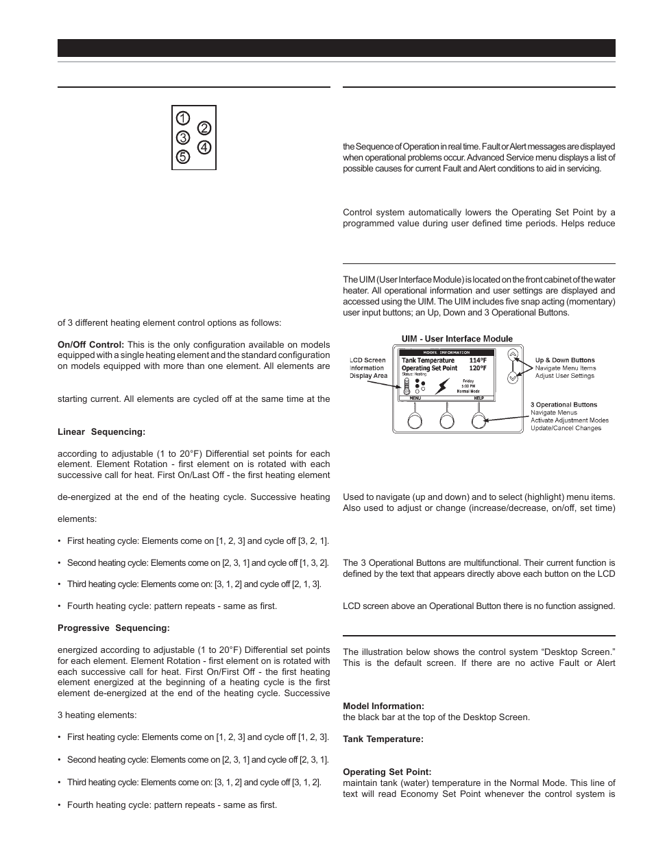 Control system operation | State SSED 5 thru SSED 120 User Manual | Page 17 / 48