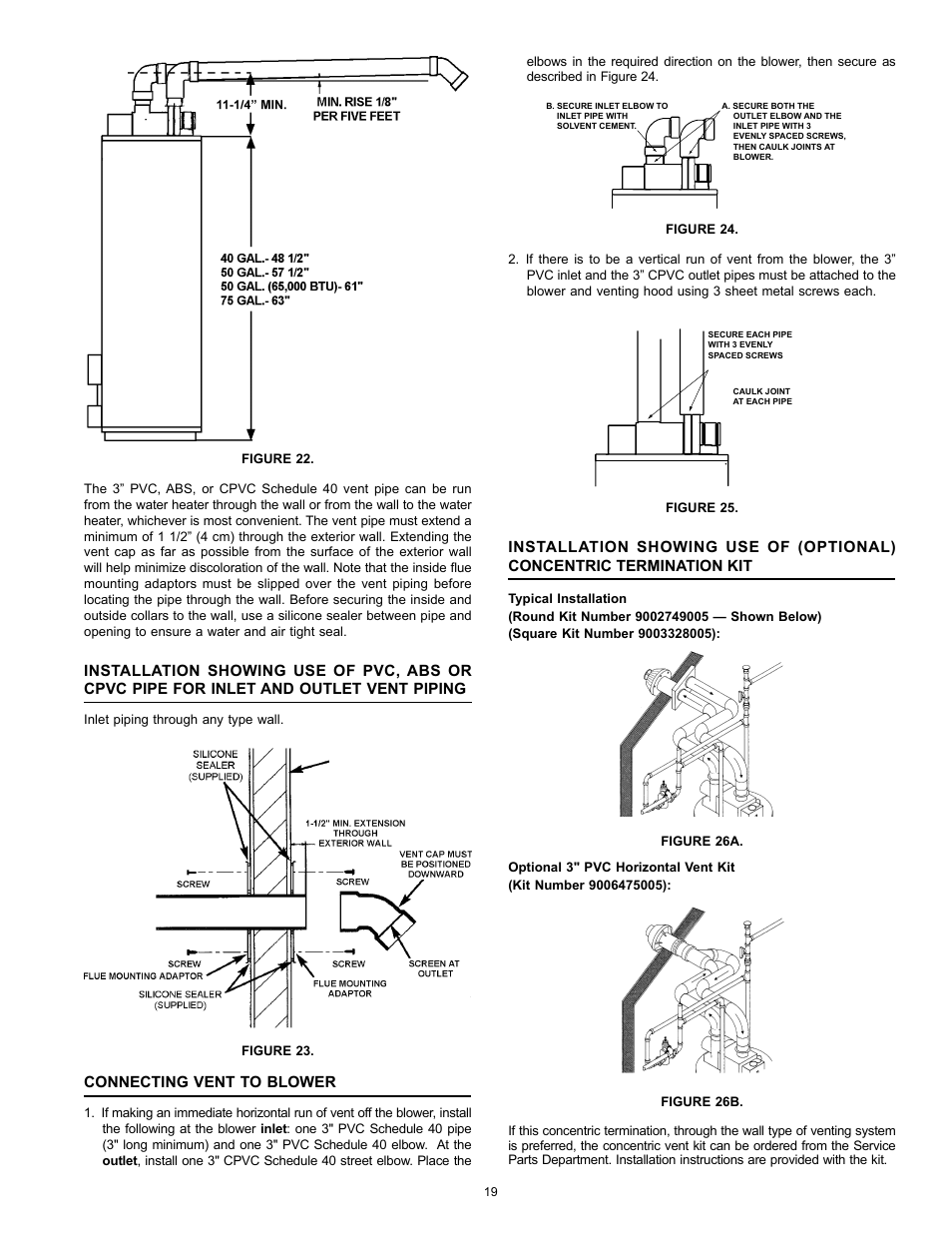 Connecting vent to blower | State SDV 75 70 NE/PE User Manual | Page 19 / 36