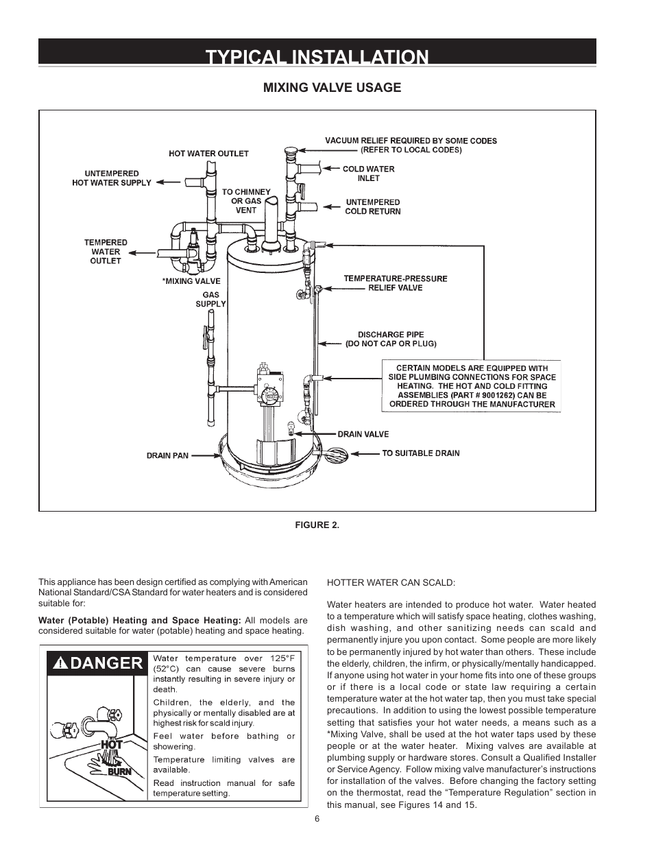 Typical installation | State SBS65 65NE User Manual | Page 6 / 24