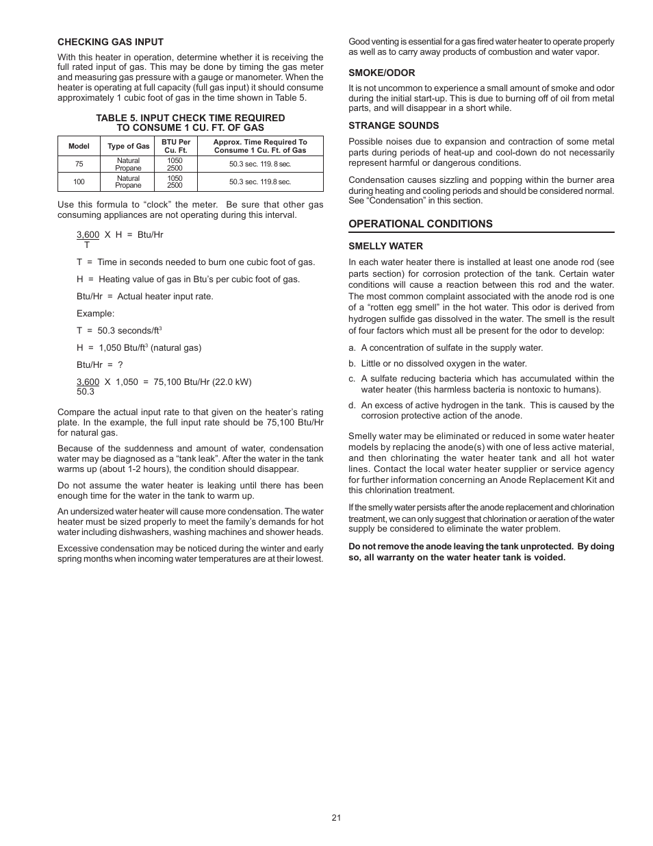 State SBS100 76NE User Manual | Page 21 / 36