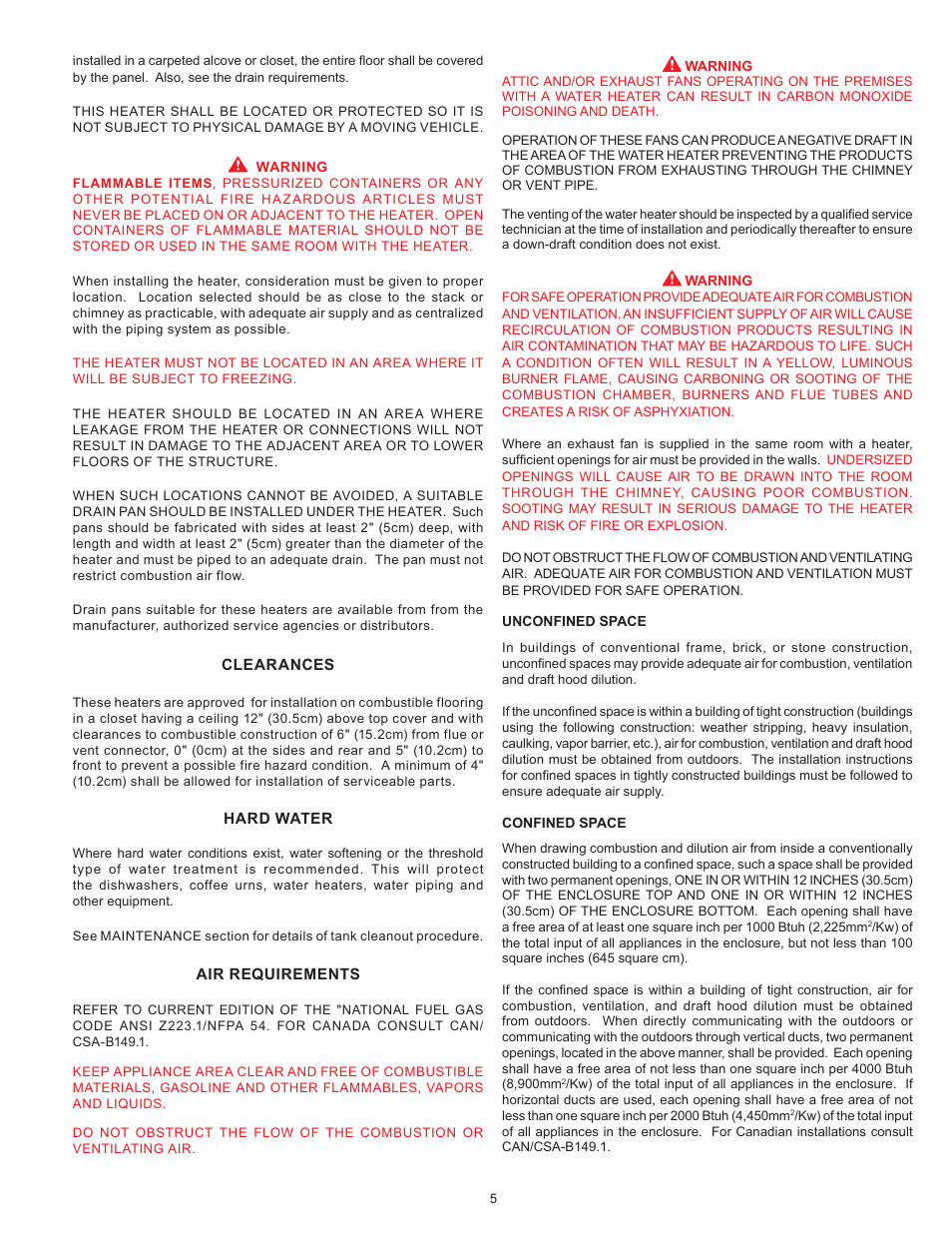 State SBB75 76NE User Manual | Page 5 / 24