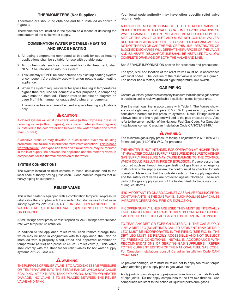 State SBB75 76NE User Manual | Page 7 / 24